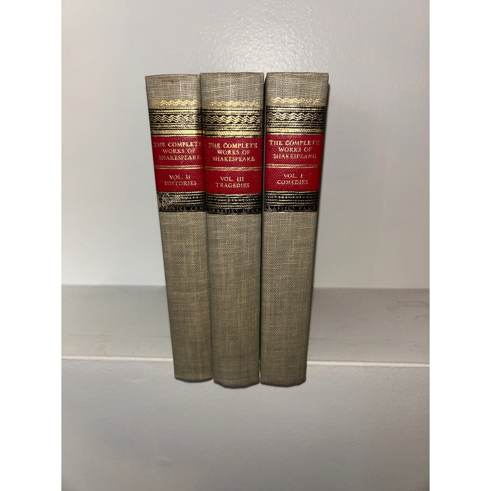 The Complete Works of William Shakespeare Classics Club 3 Comedies Tragedies